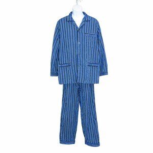 Westbury Men's Luxury Cotton Striped Pajama Set | Size Medium (48/50)